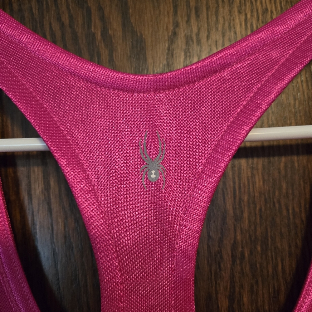 Spyder Pink Racerback Tank Top - Picture 4 of 5